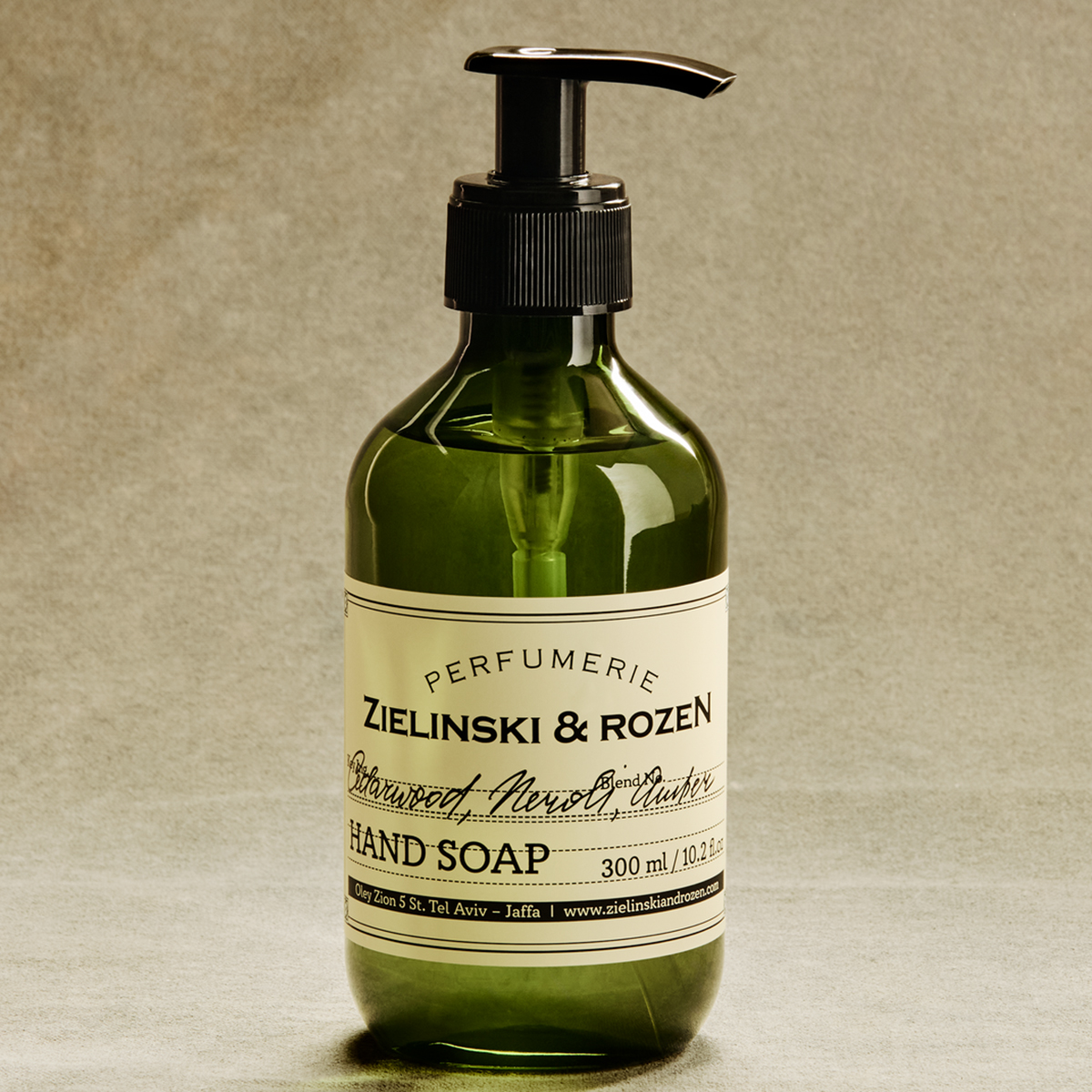 Zielinski & Rozen Liquid Soap Cedarwood Neroli Amber 300ml - Woody Fragrance