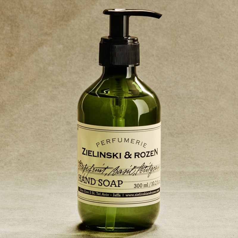 Liquid Soap Grapefruit, Basil, Petitgrain 300ml – Zielinski & Rozen