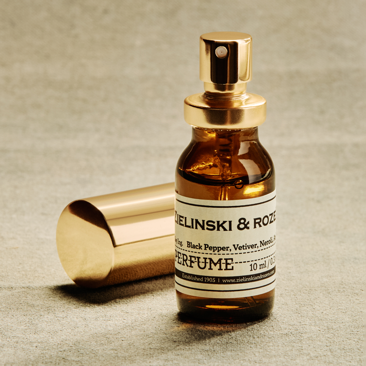 Zielinski & Rozen Black Pepper Vetiver Neroli Amber Eau de Parfum 10ml - Bestseller Niche Άρωμα Travel Size