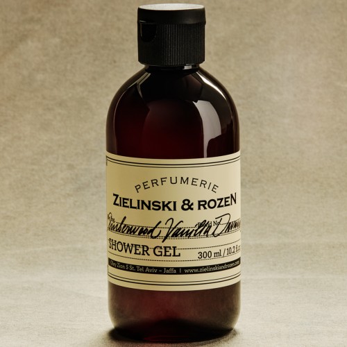 Zielinski & Rozen Amberwood Vanilla Davana Shower Gel 300ml - Amber Gourmand Body Wash