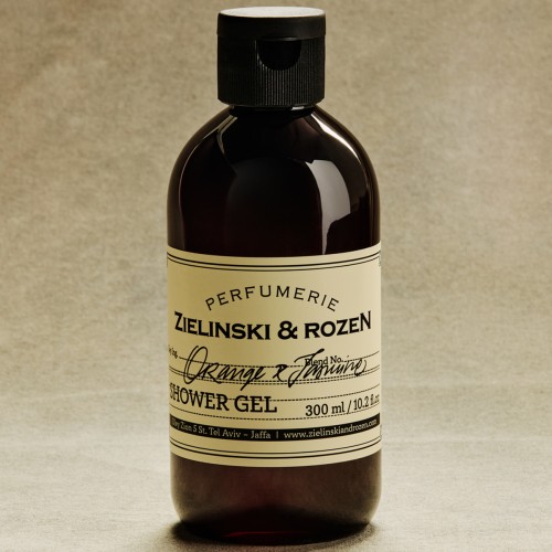 Zielinski & Rozen Orange & Jasmine Shower Gel 300ml - Luxury Floral Citrus Body Wash
