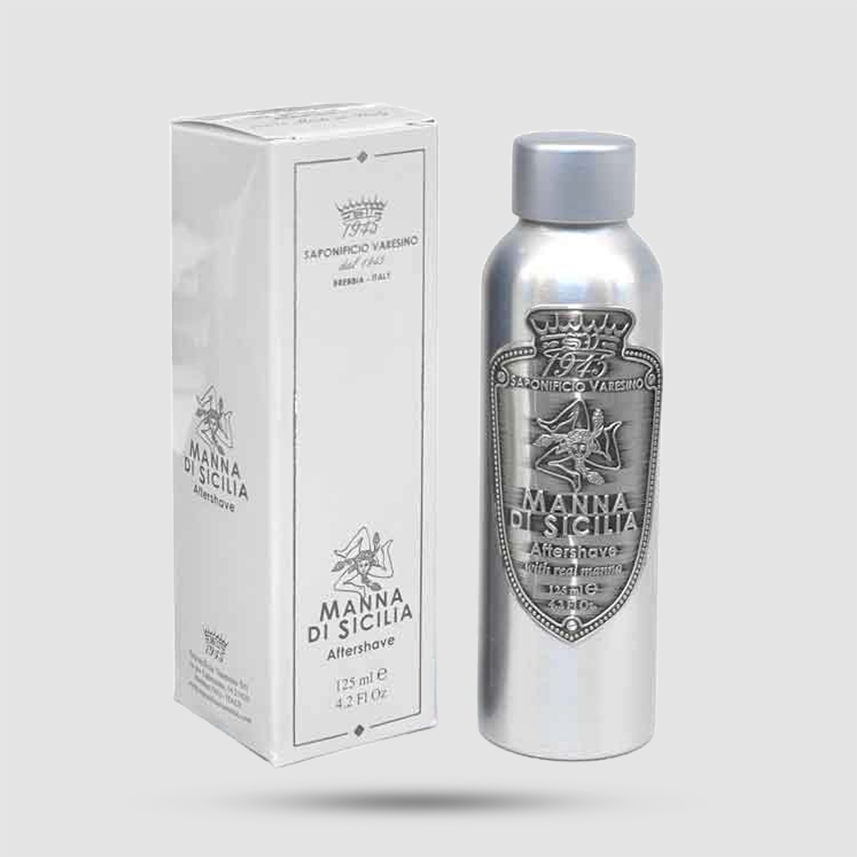 Saponificio Varesino Manna di Sicilia Aftershave Lotion 125ml - Aluminium Bottle