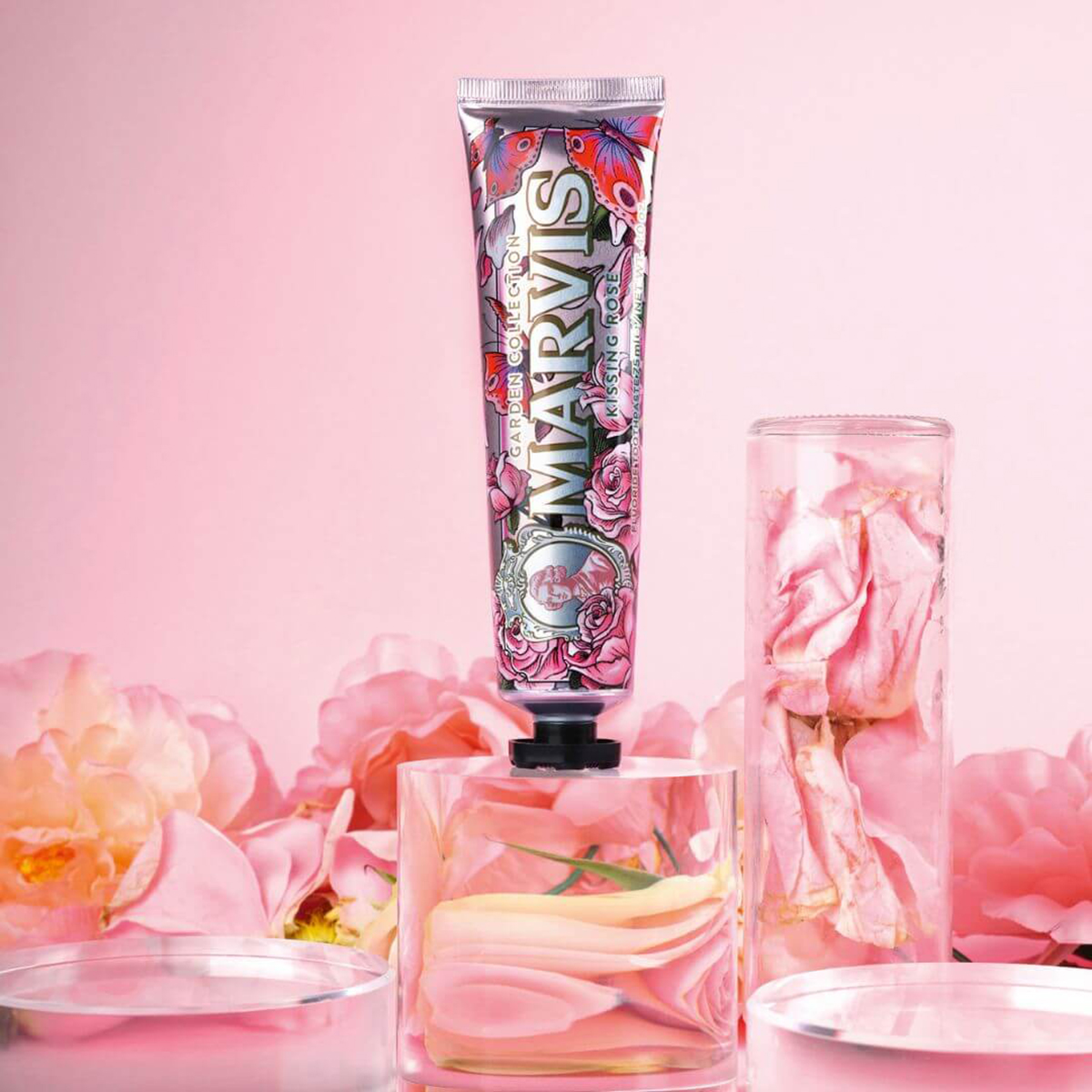 Marvis Kissing Rose Toothpaste 75ml - Limited Edition με Βουλγαρικό Τριαντάφυλλο