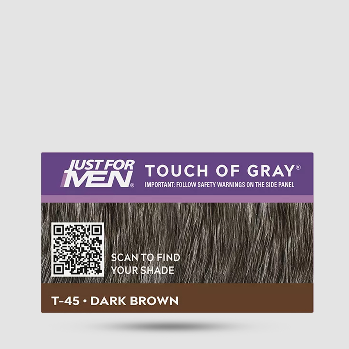 Just For Men Touch of Gray Dark Brown T45 40gr - Χρωμοσαμπουάν για Φυσική Μείωση Γκρίζων