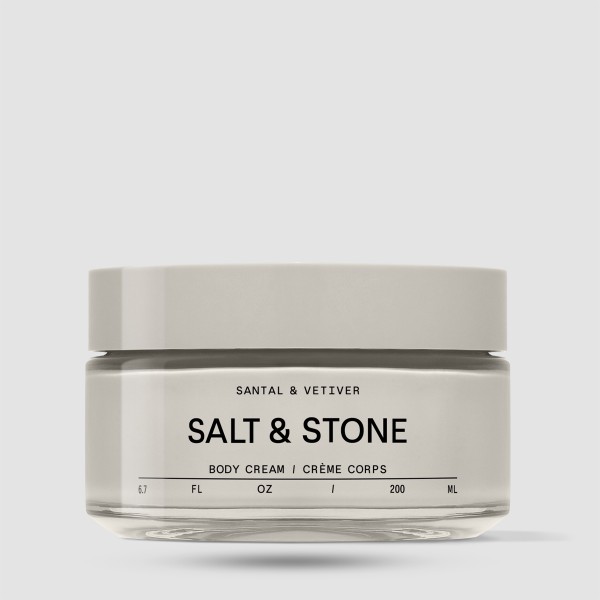 Salt & Stone Ενυδατική Κρέμα Σώματος Santal & Vetiver 200ml