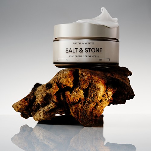 Salt & Stone Body Cream Santal & Vetiver 200ml - Ενυδατική Κρέμα Σώματος με Φύκια & Σκουαλάνιο