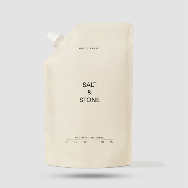 Αφρόλουτρο Refill  - Salt And Stone - Neroli & Basil 946ml