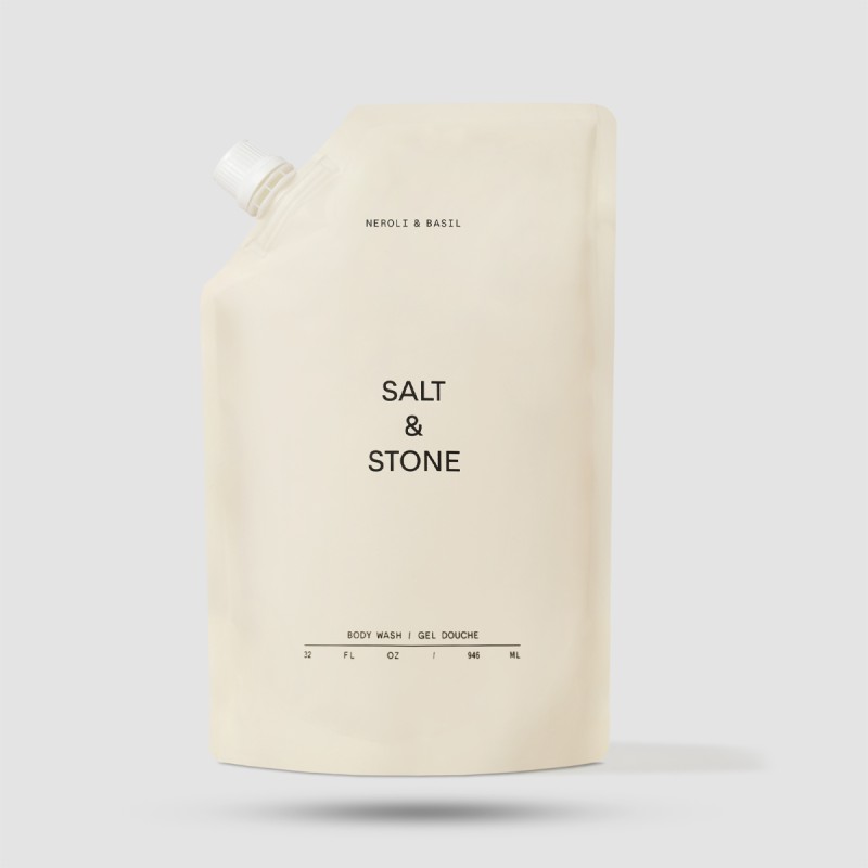 Αφρόλουτρο Refill  - Salt And Stone - Neroli & Basil 946ml