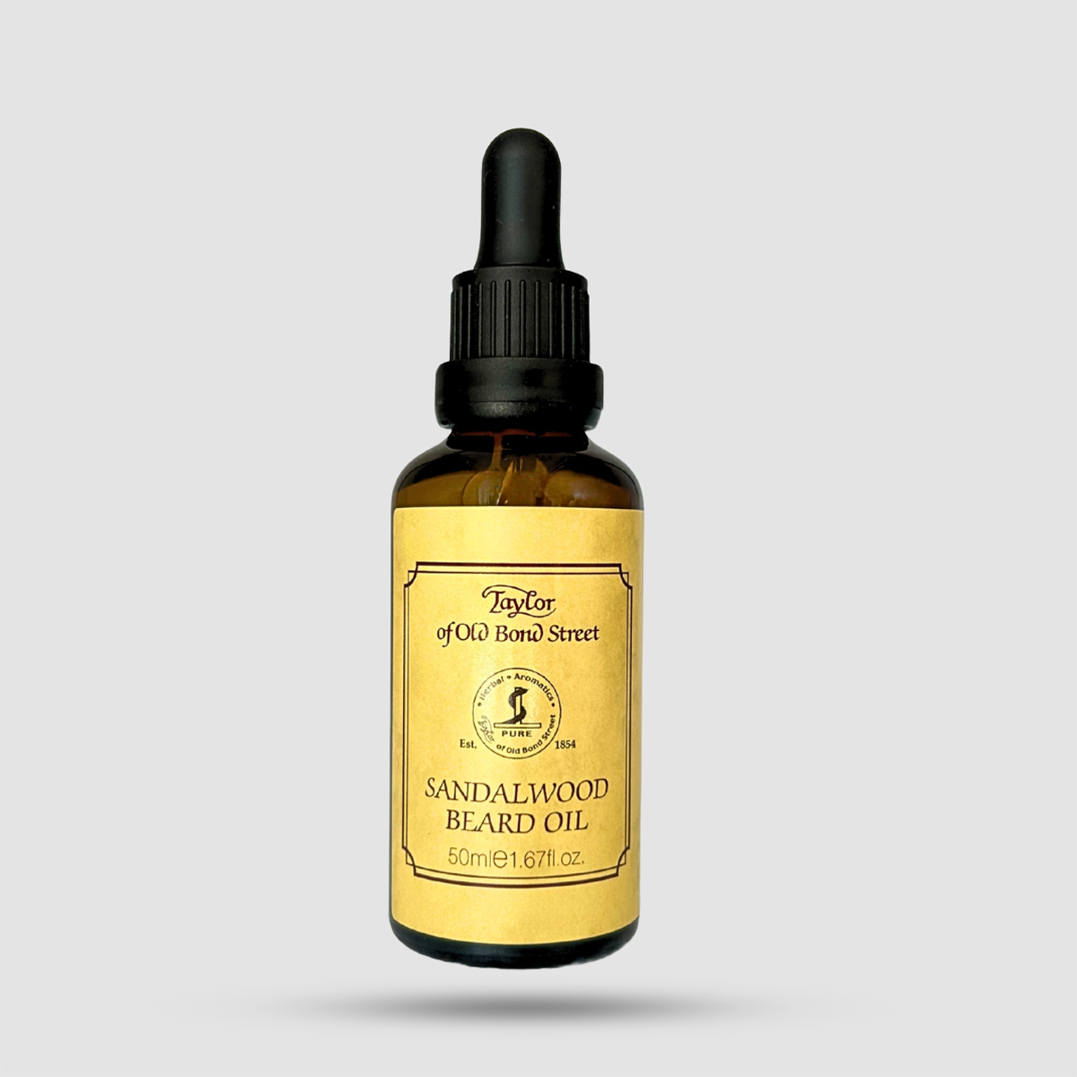 Taylor of Old Bond Street Sandalwood Beard Oil 50ml - Λάδι Γενειάδας με Αργκάν και Σανδαλόξυλο