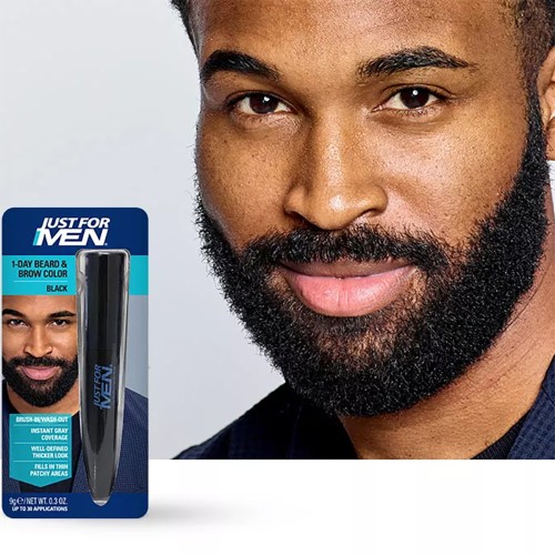 Just For Men 1-Day Beard & Brow Color Black - Προσωρινή Βαφή Γενειάδας & Φρυδιών