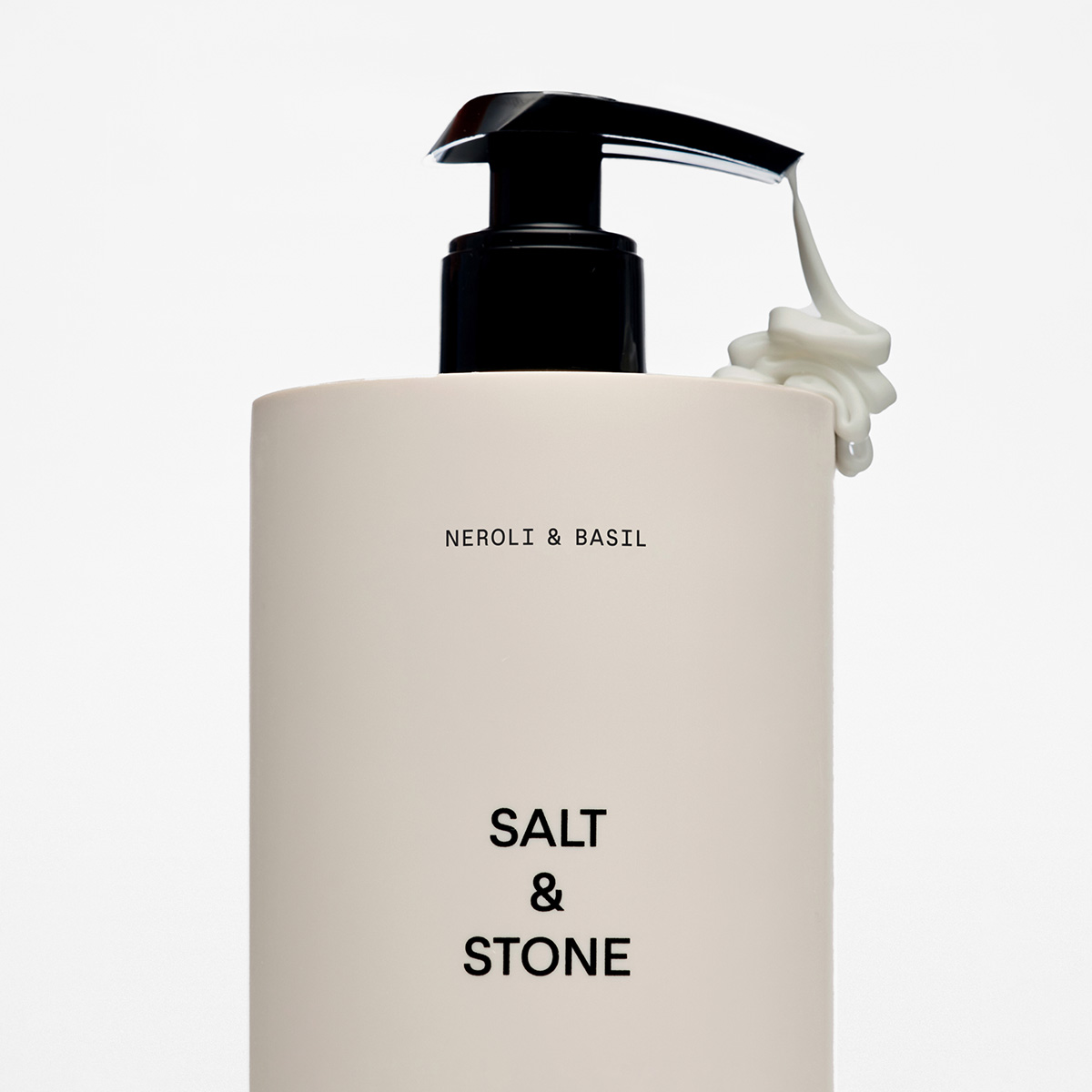 Salt & Stone Body Lotion Neroli & Basil 450ml - Fast-Absorbing Lotion with Seaweed & Niacinamide