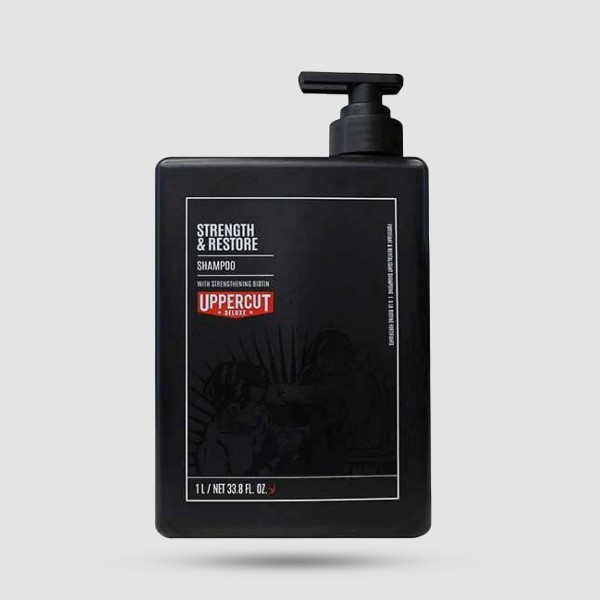 Σαμπουάν Για Μαλλιά - Uppercut Deluxe - Strength & Restore 1000ml