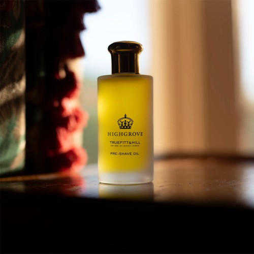 Truefitt & Hill Highgrove Luxury Pre-Shave Oil 60ml - 10 Essential Oils Cedar Lavender Vetiver