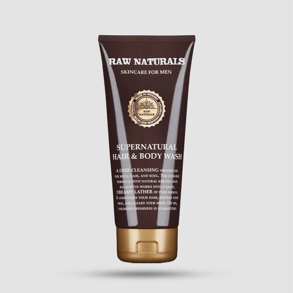 Σαμπουάν Για Μαλλιά & Σώμα - Raw Naturals - Supernatural 200ml