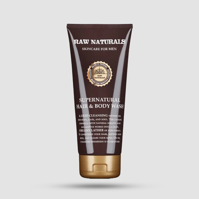 Σαμπουάν Για Μαλλιά & Σώμα - Raw Naturals - Supernatural 200ml