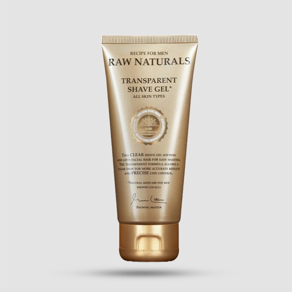 Τζελ Ξυρίσματος - Raw Naturals - Transparent 100ml