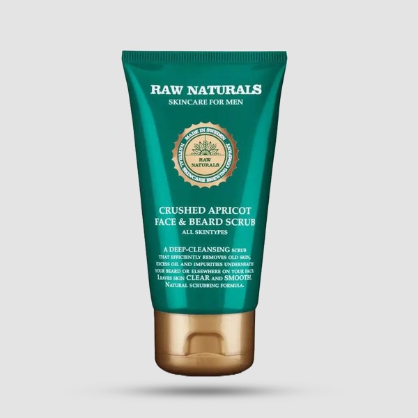 Raw Naturals Crushed Apricot 75ml - Scrub Απολέπισης για Πρόσωπο & Γενιάδα