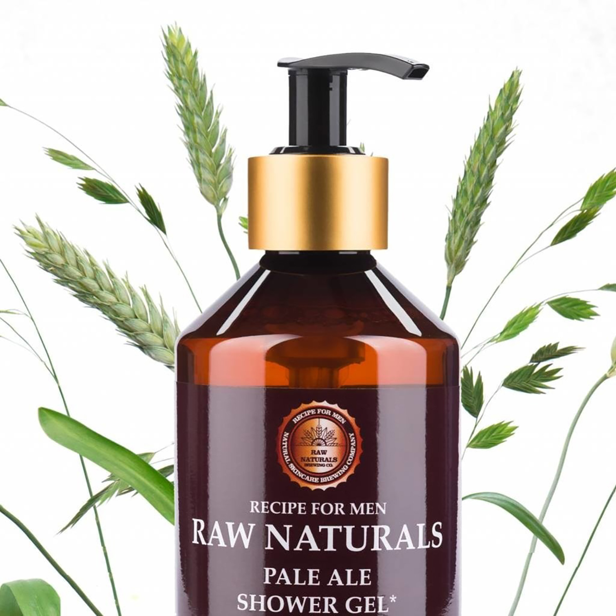 Raw Naturals Pale Ale Shower Gel 300ml - Αφρόλουτρο για Σώμα & Μαλλιά