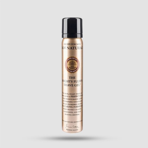 Raw Naturals The Mighty Fluffy Shave Gel 75ml - Τζελ Ξυρίσματος με Βρώμη & Πανθενόλη