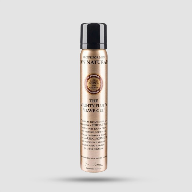 Raw Naturals The Mighty Fluffy Shave Gel 75ml - Τζελ Ξυρίσματος