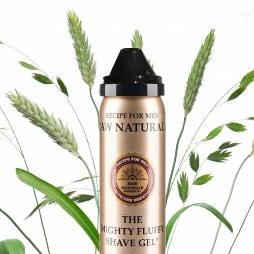 Raw Naturals The Mighty Fluffy Shave Gel 75ml - Τζελ Ξυρίσματος με Βρώμη & Πανθενόλη