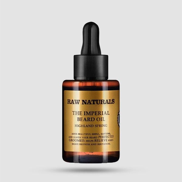 Raw Naturals Highland Spring Beard Oil 50ml - Λάδι Γενιάδας