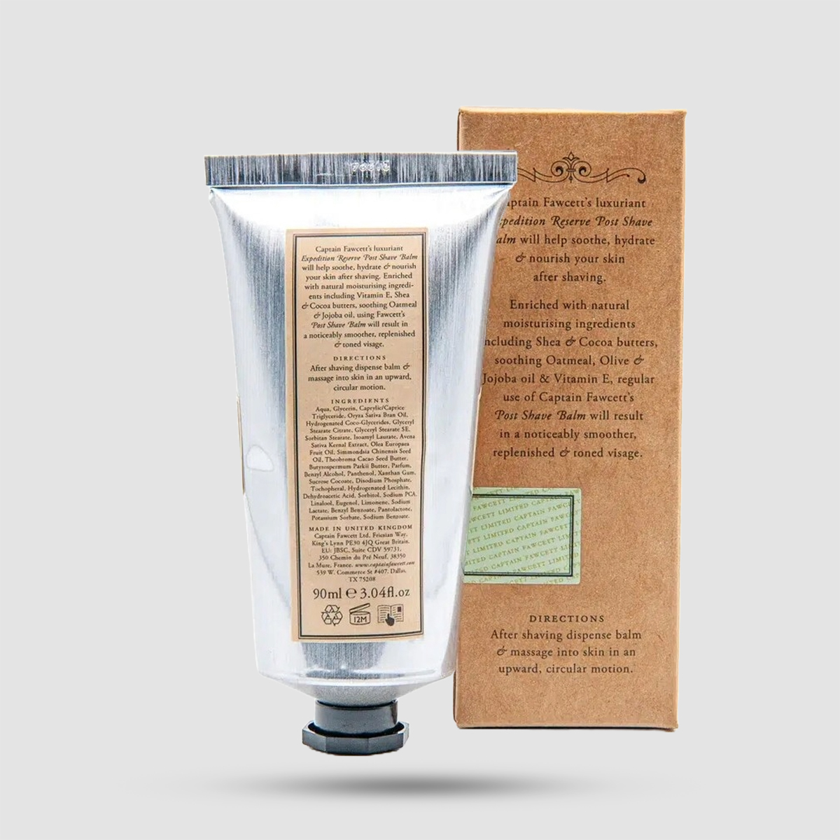 Captain Fawcett Expedition Reserve After Shave Balm 90ml - Βάλσαμο με Βιταμίνη Ε & Καριτέ