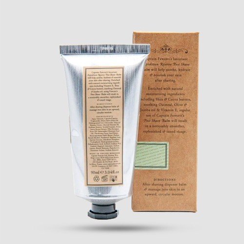 Captain Fawcett Expedition Reserve After Shave Balm 90ml - Βάλσαμο με Βιταμίνη Ε & Καριτέ