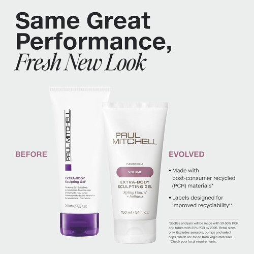Paul Mitchell Extra-Body Sculpting Gel 150ml - Τζελ όγκου για λεπτά μαλλιά