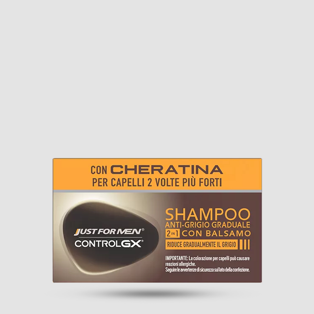 Just For Men Control GX 2-in-1 Shampoo & Conditioner 118ml - Σαμπουάν σταδιακής βαφής με conditioner