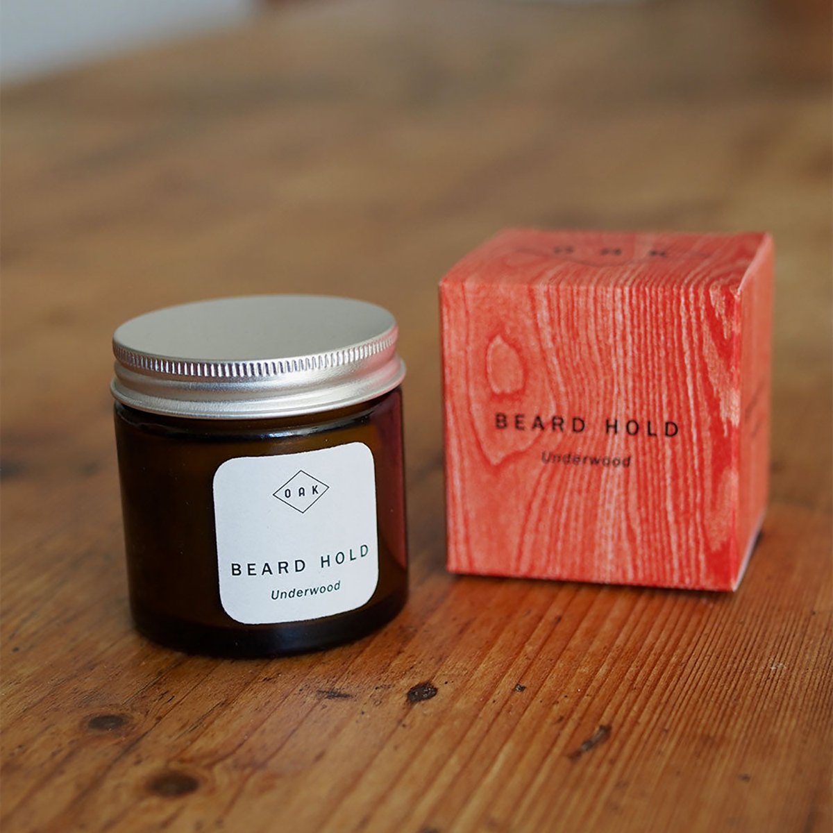 OAK Beard Hold Limited Edition Underwood 50ml - Κερί γενειάδας με ζεστό ξυλώδες άρωμα