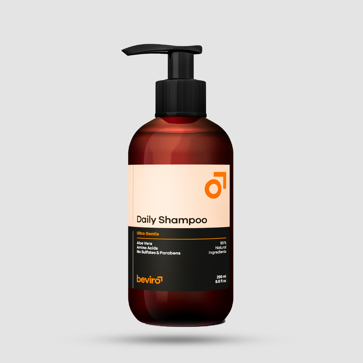 Beviro Natural Daily Shampoo - Φυσικό Σαμπουάν Καθημερινής Χρήσης με Σερικίνη