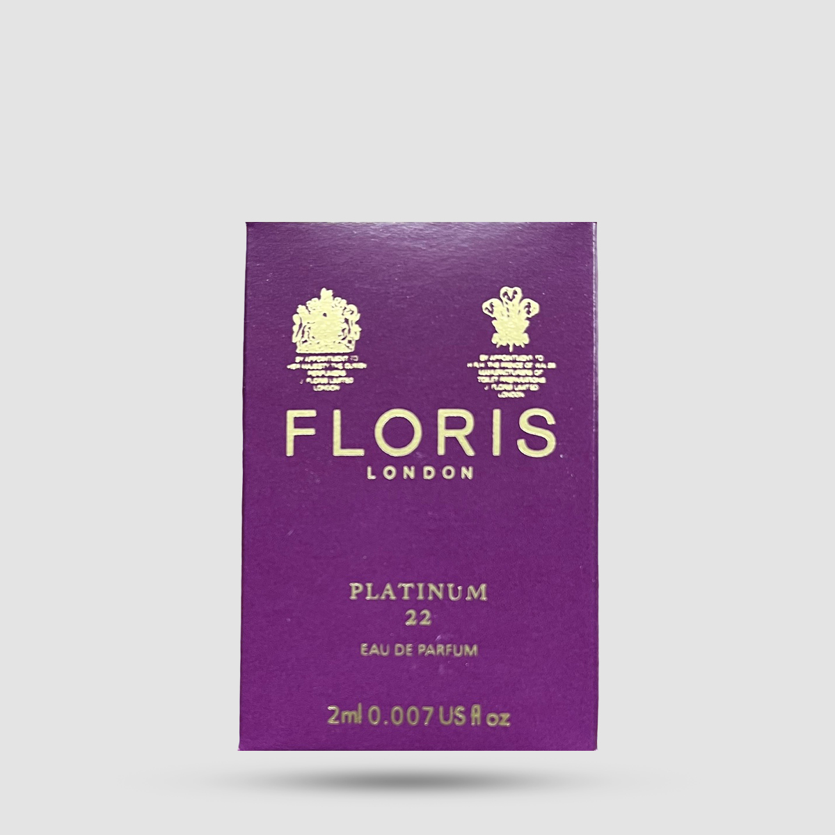 Floris London Platinum 22 Sample Spray 2ml - Vegan Unisex Eau de Parfum - Floral Woody Musk fragrance