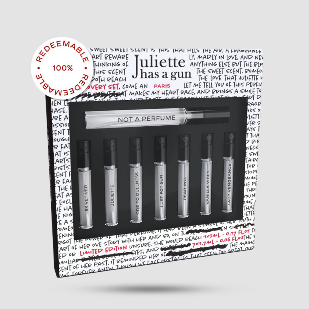 Discovery Set Ex Vetiver Juliette Has A Gun - Fragrance Set - 8 μινιατούρες αρωμάτων
