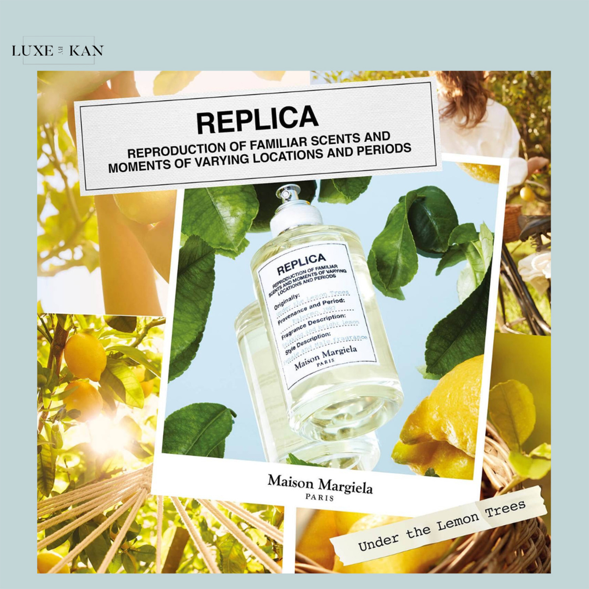 Replica Under The Lemon Trees Maison Margiela - Eau De Toilette - Unisex άρωμα εσπεριδοειδών