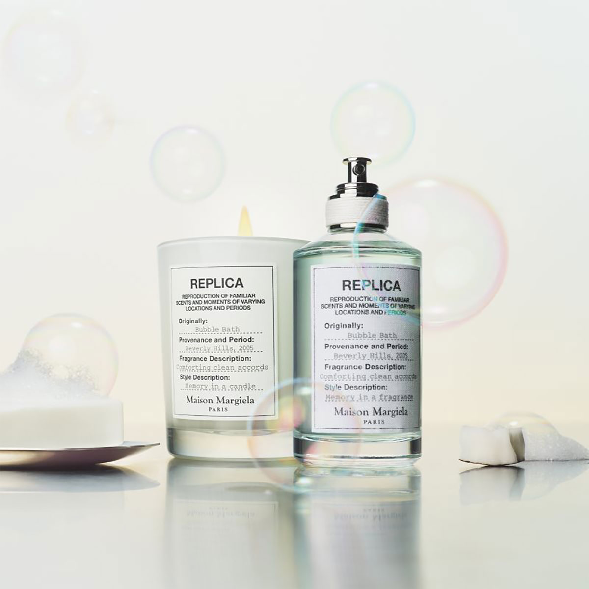 Eau De Toilette Maison Margiela Replica Bubble Bath 100ml - Unisex άρωμα με νότες σαπουνόφουσκας