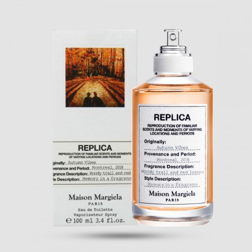 Eau De Toilette Maison Margiela Replica Autumn Vibes 100ml - Woody Spicy Unisex Fragrance