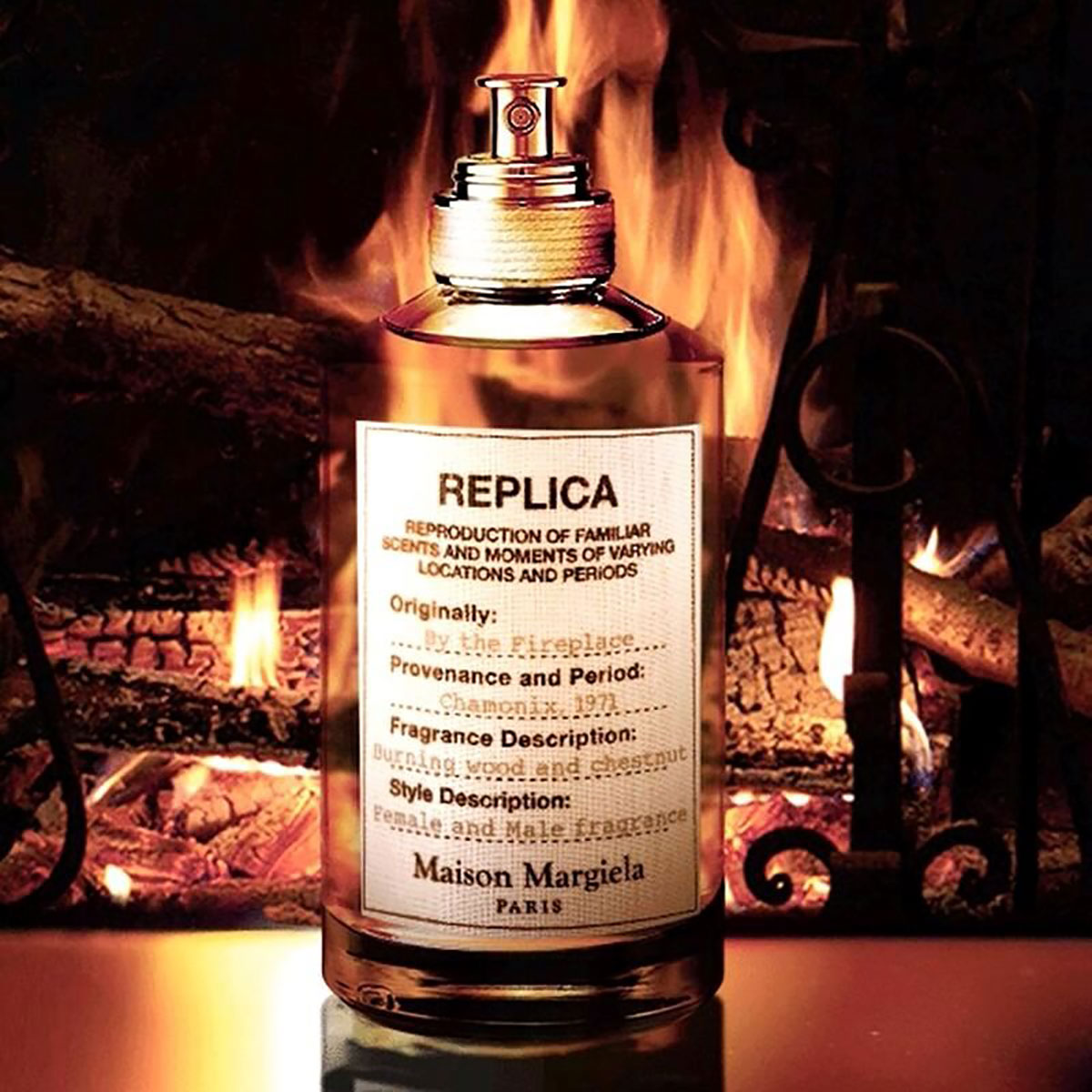 Eau De Toilette Maison Margiela Replica By The Fireplace 30ml - Unisex ξυλώδες άρωμα με βανίλια