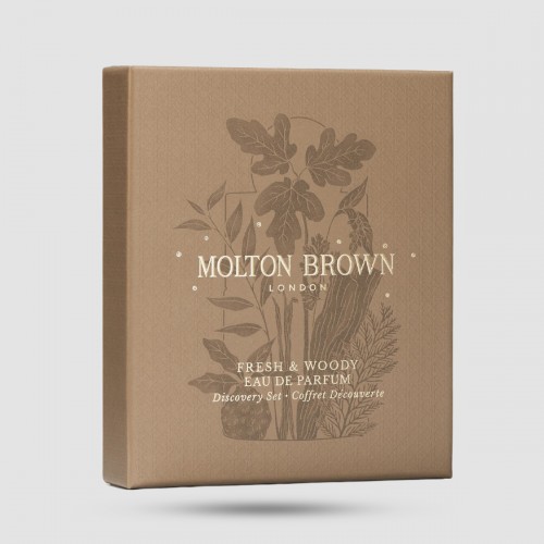Molton Brown Fresh & Woody Discovery Set - 3 fragrances x 7.5ml - Unisex fragrance collection