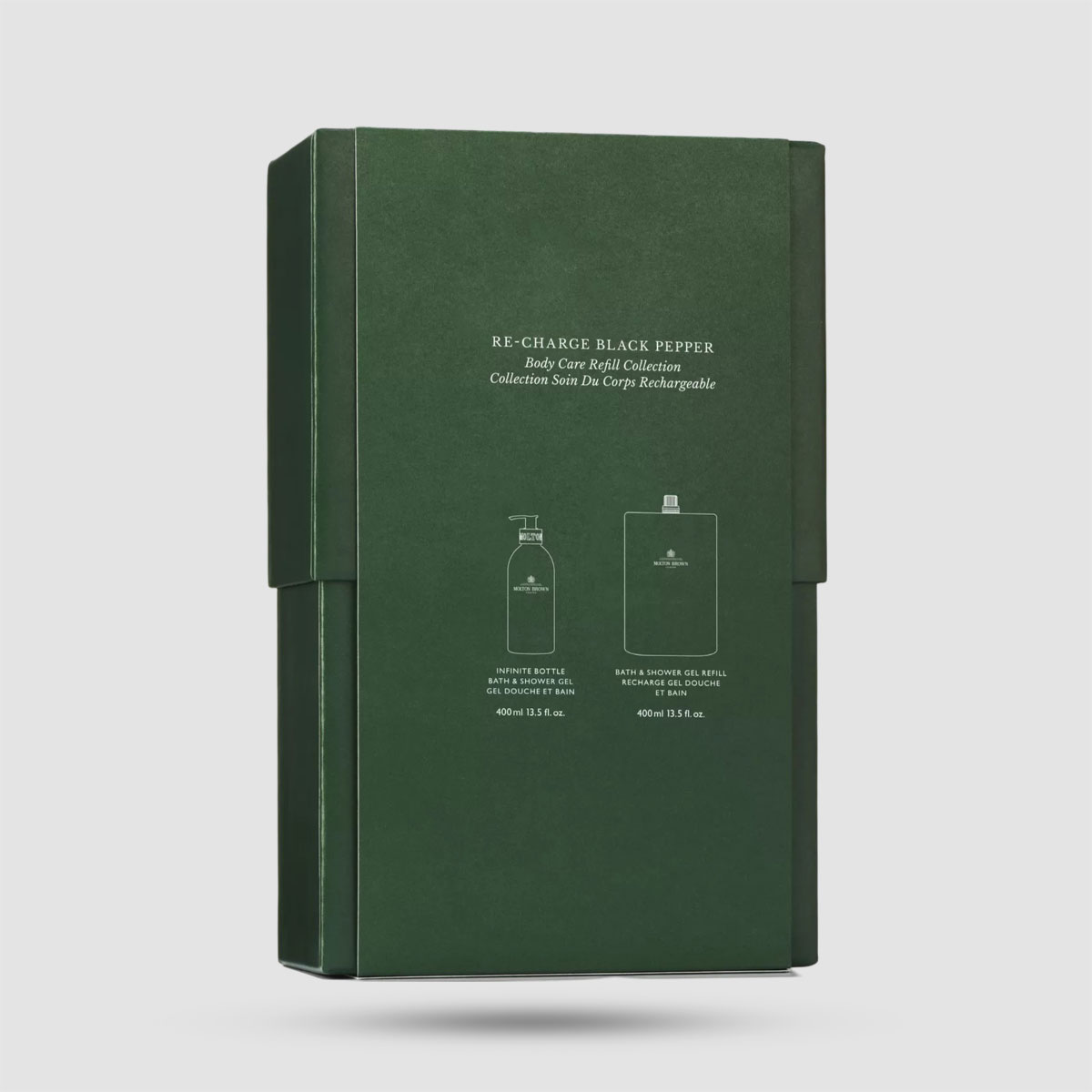 Re-charge Black Pepper Body Care Refill Gift Set Molton Brown - Ανδρική περιποίηση σώματος - Επαναγεμιζόμενο σετ δώρου