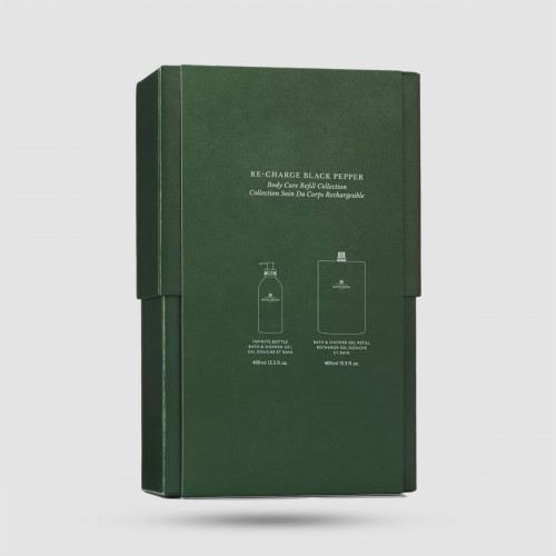 Re-charge Black Pepper Body Care Refill Gift Set Molton Brown - Ανδρική περιποίηση σώματος - Επαναγεμιζόμενο σετ δώρου