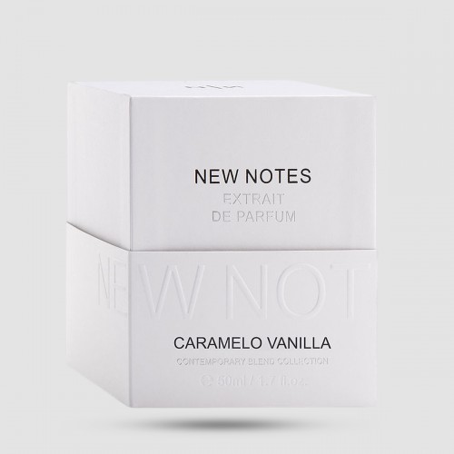 Extrait De Parfum Caramelo Vanilla 50ml NEW NOTES - Unisex γκουρμάν άρωμα με βανίλια και καραμέλα