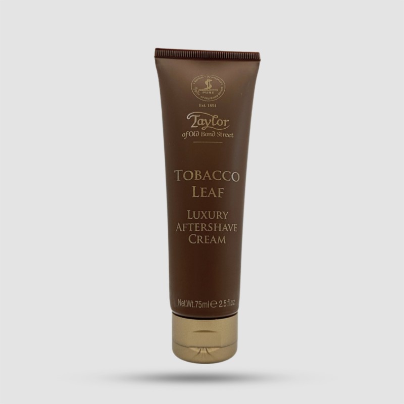 Luxury Aftershave Cream - Taylor Of Old Bond Street - Tobaco Leaf 75ml