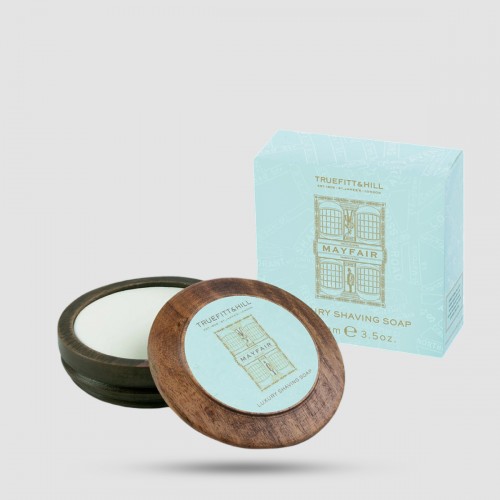 Σαπούνι Ξυρίσματος Mayfair Truefitt And Hill - Ξύλινο Μπολ Acacia - Triple-Milled 100g